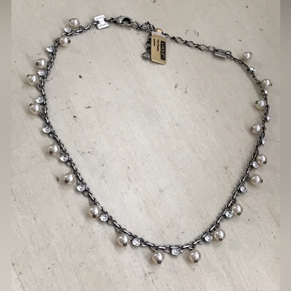 Konplott Jewelry - Konplott Necklace Collier Pearl Shadow Crystal Golden Shadow NWT